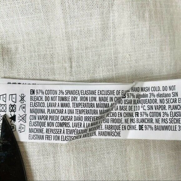 English Factory off the shoulder striped linen top - Picture 5 of 5